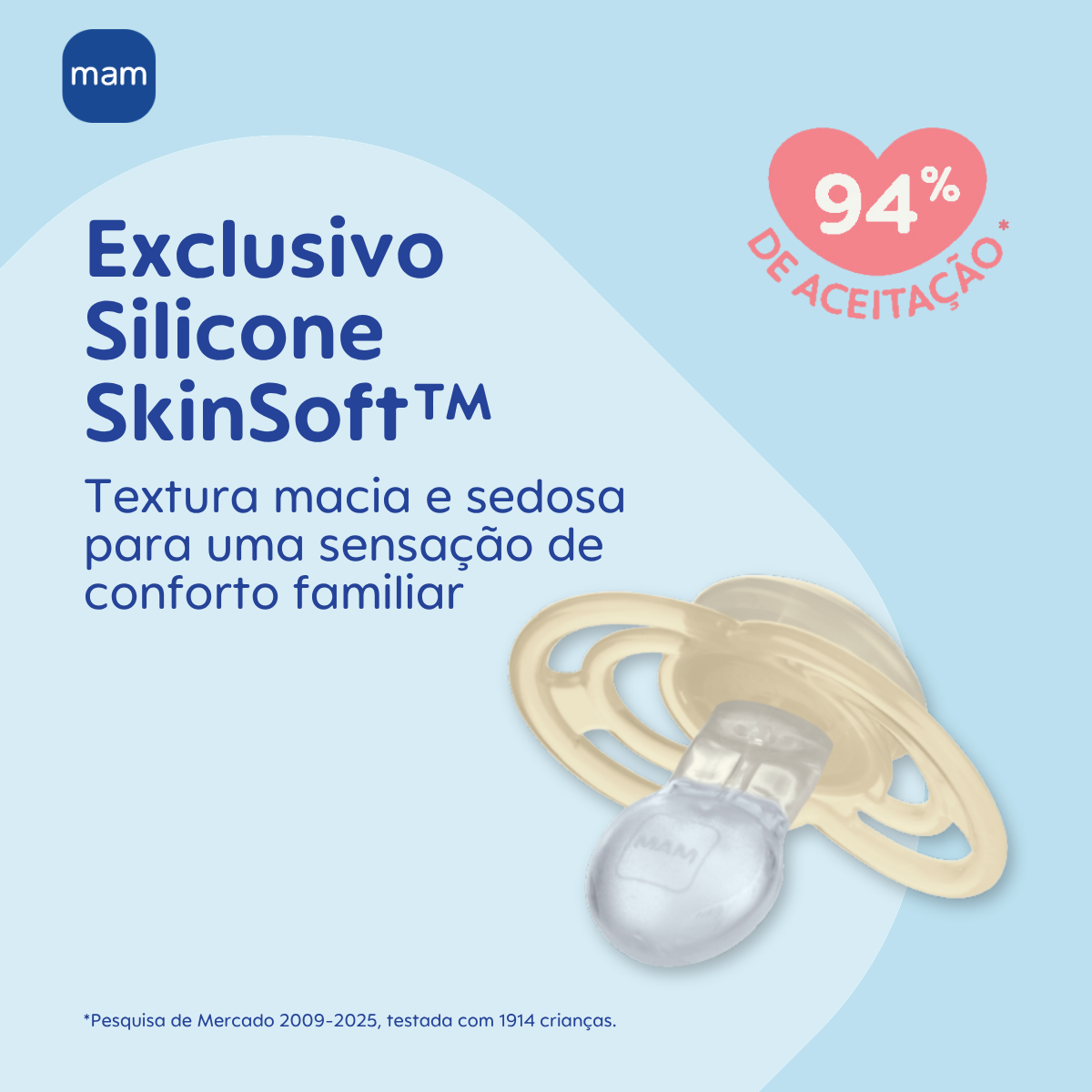 Chupeta MAM Perfect 6+ Meses Rosa com Caixa Esterilizadora
