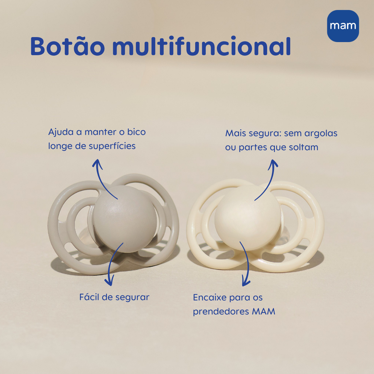 Chupeta MAM Perfect 6+ Meses Rosa com Caixa Esterilizadora