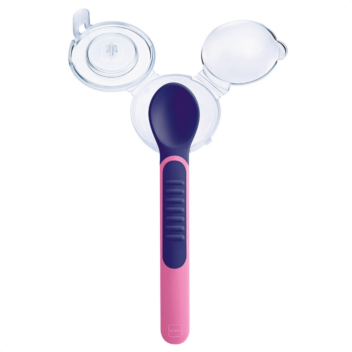 Kit de Colheres Infantis Termossensível MAM Rosa
