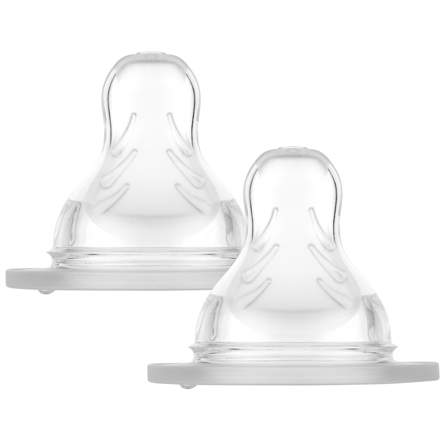Kit 2 Bicos X para Mamadeira MAM em Silicone Fluxo Super Rápido 6+ Meses