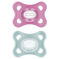 Chupeta MAM Comfort 100% Silicone 0-6 Meses com Caixa Esterilizadora Embalagem Dupla