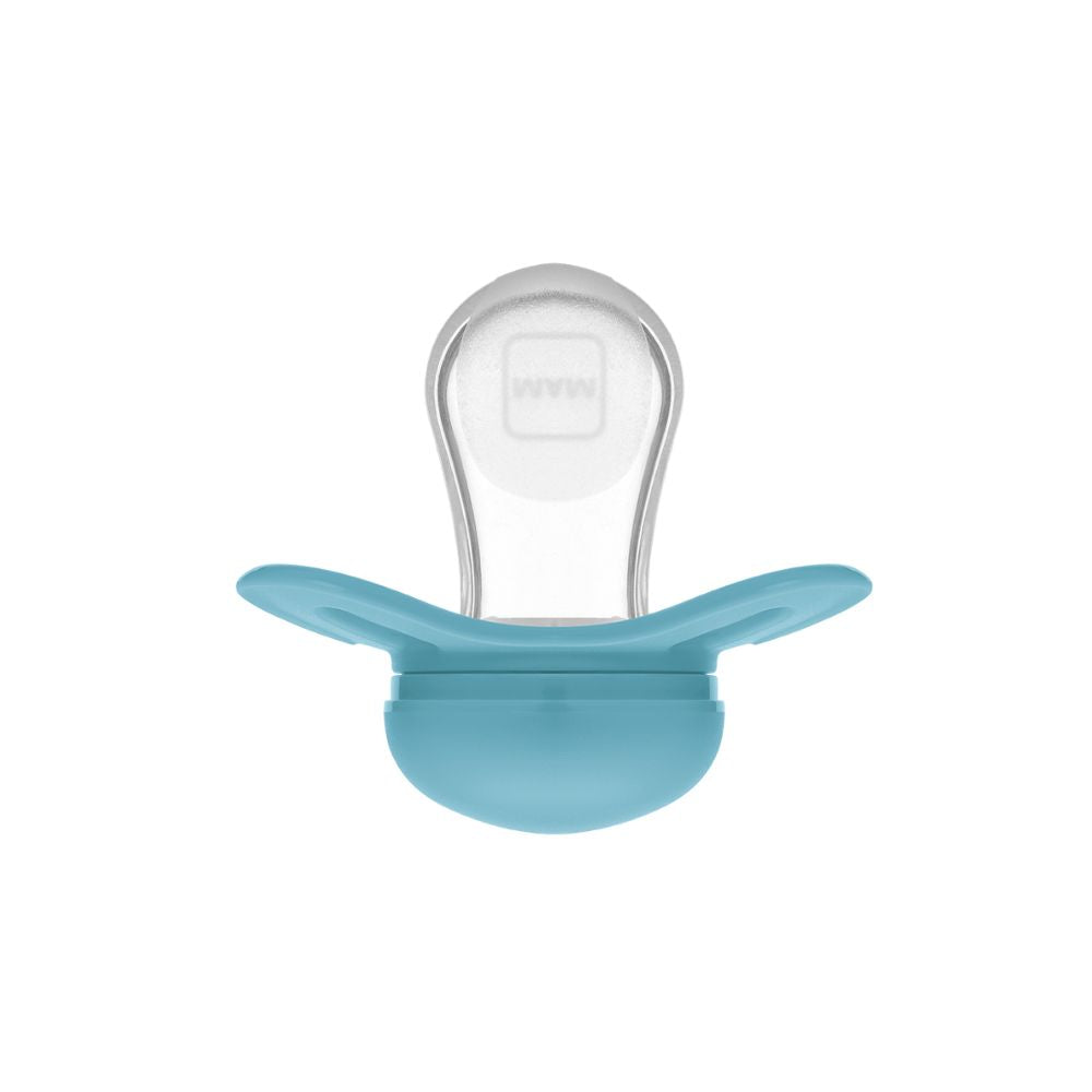 Chupeta MAM Original Start 0-2 Meses Azul com Caixa Esterilizadora