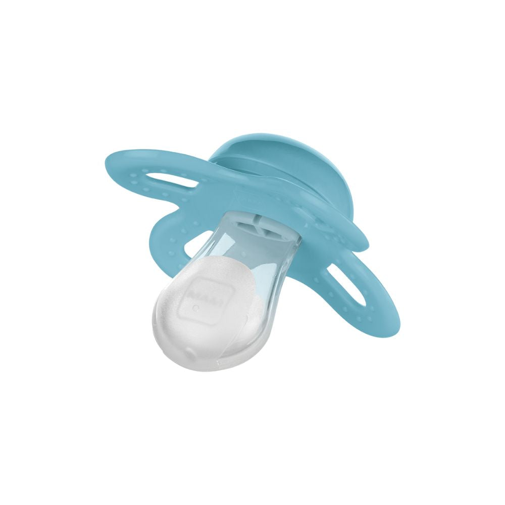 Chupeta MAM Original Start 0-2 Meses Azul com Caixa Esterilizadora
