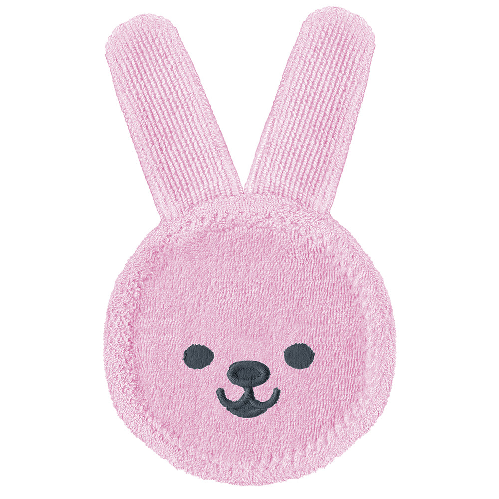 Luva de Cuidado Oral Infantil MAM Oral Care Rabbit 0+ Meses Rosa