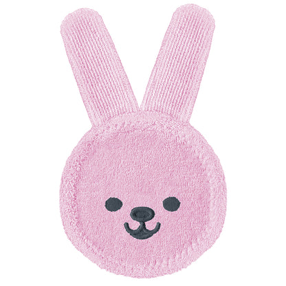 Luva de Cuidado Oral Infantil MAM Oral Care Rabbit 0+ Meses Rosa