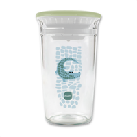 Copo de Transição 360° MAM Fácil de Beber 290ml 8+ Meses Com Tampa Verde