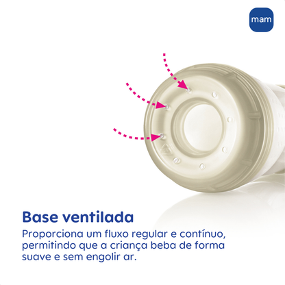 Kit 4 Mamadeiras MAM Easy Start - Gift Set Anticólica e Autoesterilizável 0+ Meses Neutro