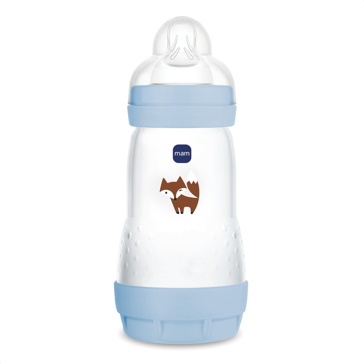 Mamadeira Mam Easy Start 260ml Anticólica e Autoesterilizável 2+ Meses Azul