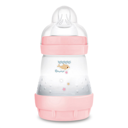 Kit 4 Mamadeiras MAM Easy Start - Gift Set Anticólica e Autoesterilizável 0+ Meses Rosa