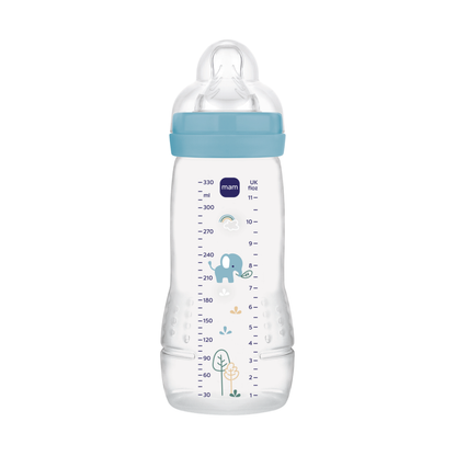 Mamadeira Mam Easy Active 330ml 4+ Meses Azul