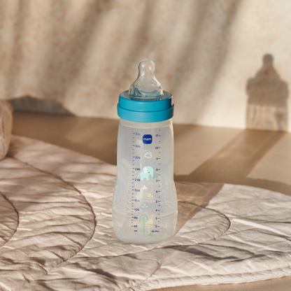 Mamadeira Mam Easy Active 330ml 4+ Meses Azul