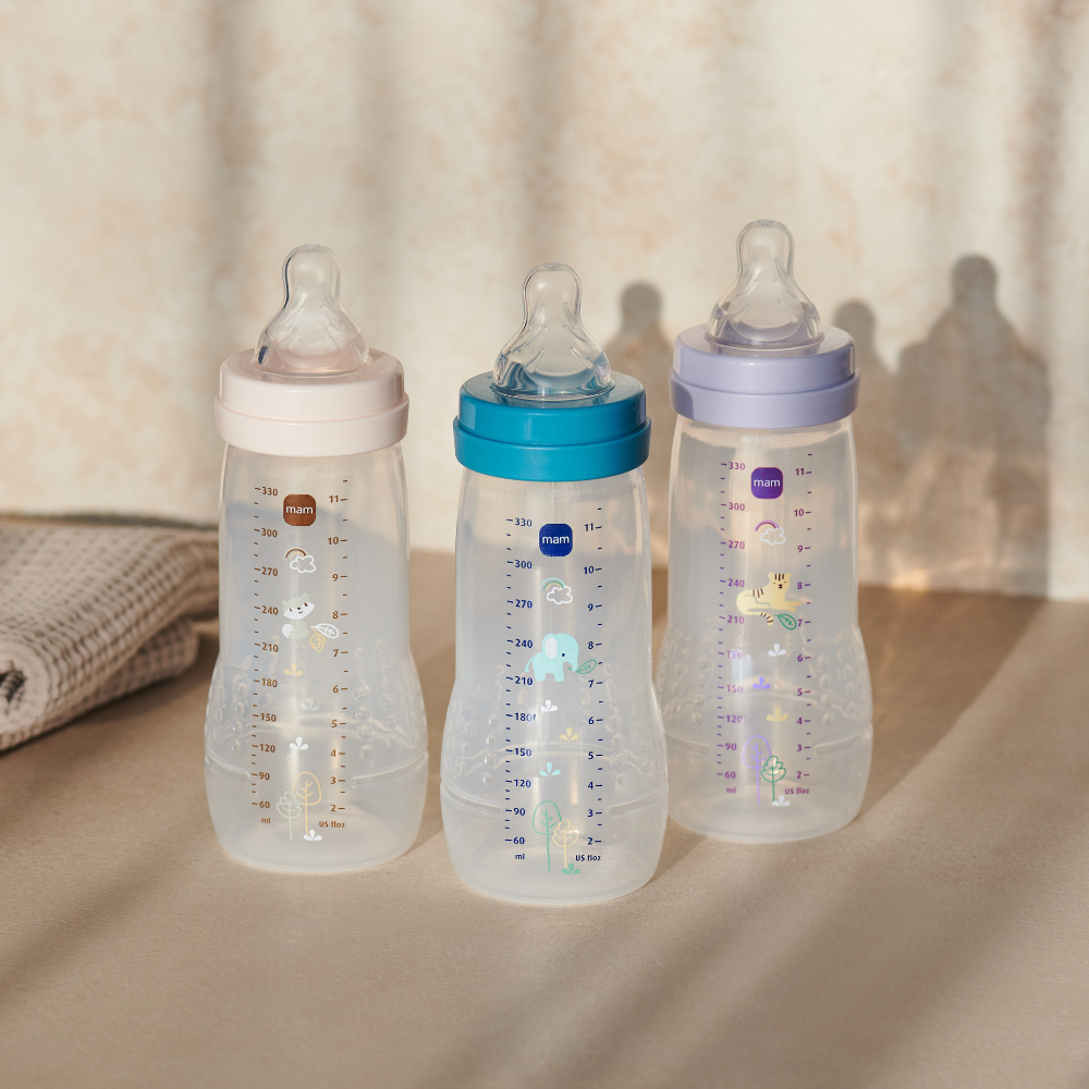 Mamadeira Mam Easy Active 330ml 4+ Meses Lilás