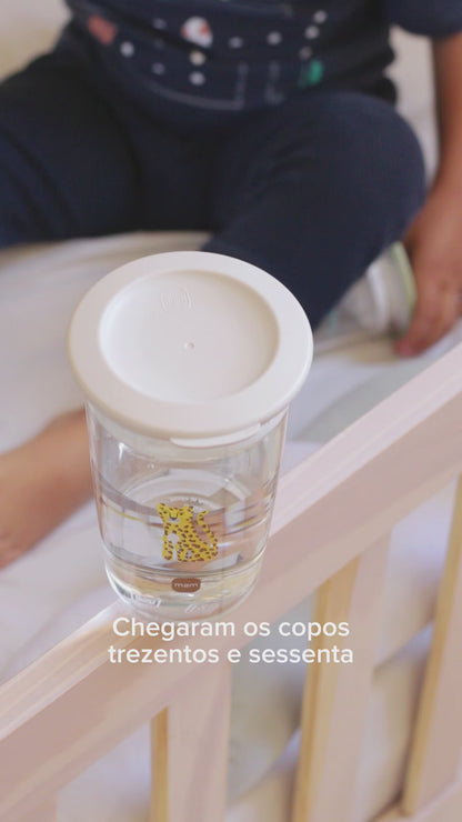 Copo de Transição 360° MAM Fácil de Beber 290ml 8+ Meses Com Tampa Verde